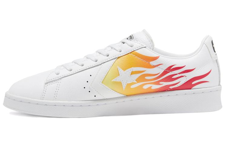 Converse Pro Leather Low Archival Flame Print 35