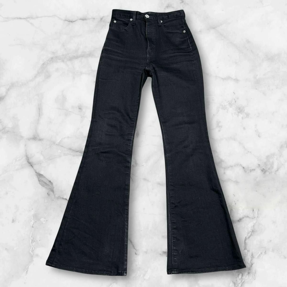 Rare [MOUSSY] Mousy Black Flare Denim Denim Pants Hachinosu Honeycomb 25size M Y2K Gal Heisei