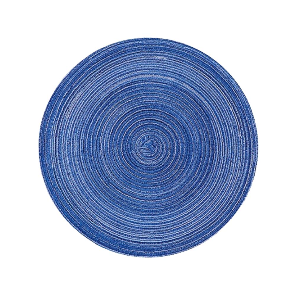 Ramie Cotton Yarn Table Mats Insulated Mats Anti-Scald Tea Coasters Round Dinner Plate Bowl Mats Home Decoration