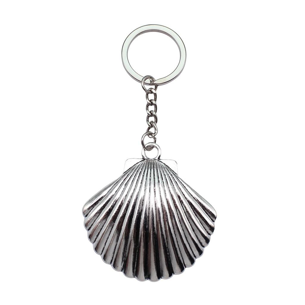 Starfish Shell Turtle Beach Ocean Keychain for Boys Trendy Boho Fathers Day Gift Classic Wallet Accessory