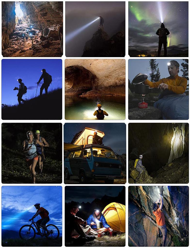 USB Rechargeable Portable Mini Powerful LED Headlamp XPE+COB Hunting Headlight Waterproof Head Torch with Tail Magnetic