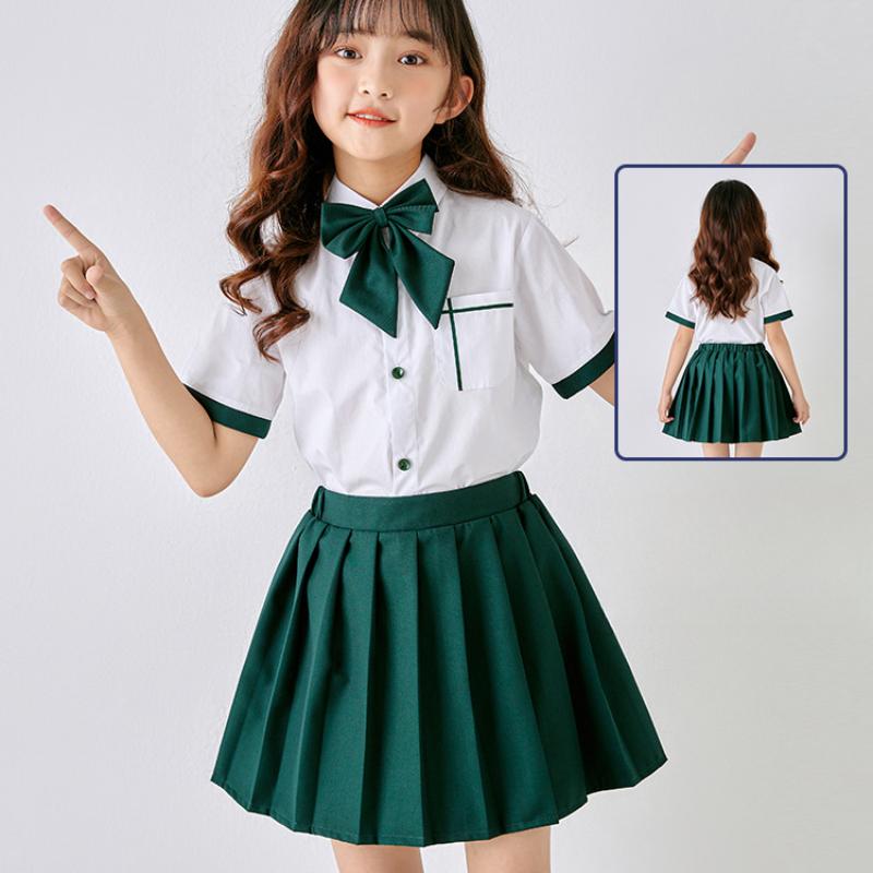 Kindergarten Uniform Summer Outfit Elementary School Class Uniform Spring Autumn British Style Children's Day Chorus Uniform School Uniform Set