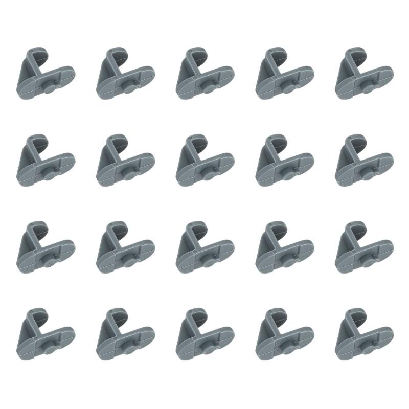 

20Pcs Plastic Freezer Shelf Support Clips Sturdy Coolers Shelf Clips For Commercial Refrigerator Organization 1