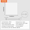 Ceiling Tiles 12-Pack 24 x 24 in PVC Foam Fire-Rated Smooth White