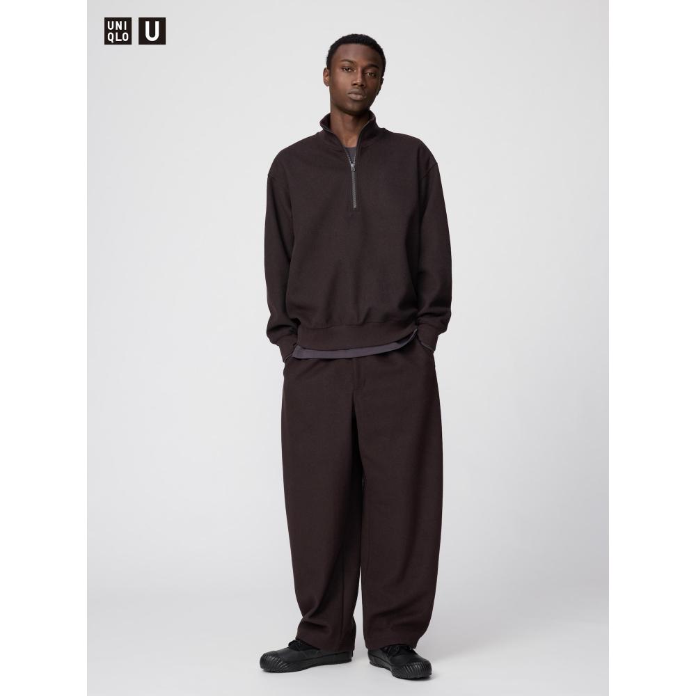 Uniqlo Brushed Sweat Wide Pants