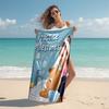 1pc Ms Rachel4 Beach Towel, Comfortable and Thick, and Swimming/Bath/Picnic/Camping Towel, Suitable for Seaside Beaches