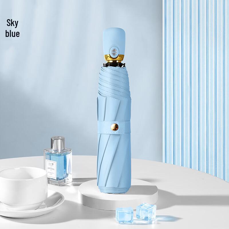 Púliàn Manual Four-Fold Sun & Rain Umbrella