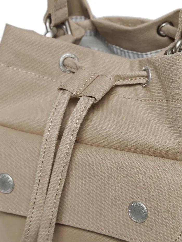 [Essential] Women's Cotton Bucket Bag_Beige_OWA24B08E2