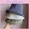 Korean Sweet Cute Blue Check Fisherman Hat For Summer Sun Protection