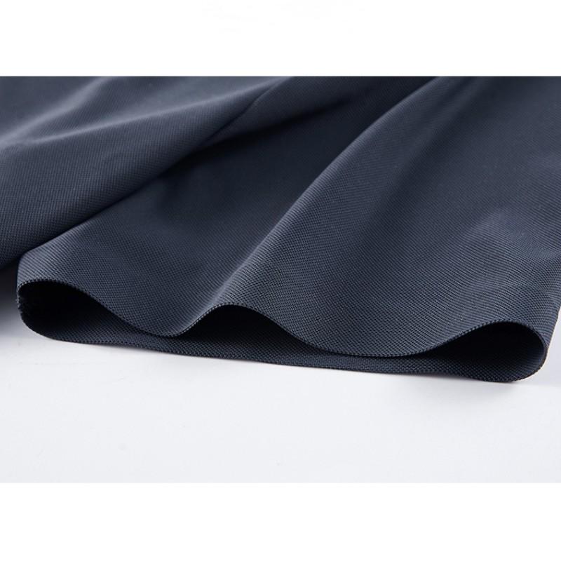 Summer New Lapel Business Casual T-shirt Men's Ice Silk Seamless Ironing Quick Dry Breathable Polo Shirt