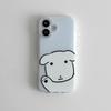 Minimalist Cute Puppy Phone Case For iPhone 17 16 15 14 13 12 11 Pro Max 7 8 Plus 16e 17e Air X XR XS Max Shockproof Back Cover