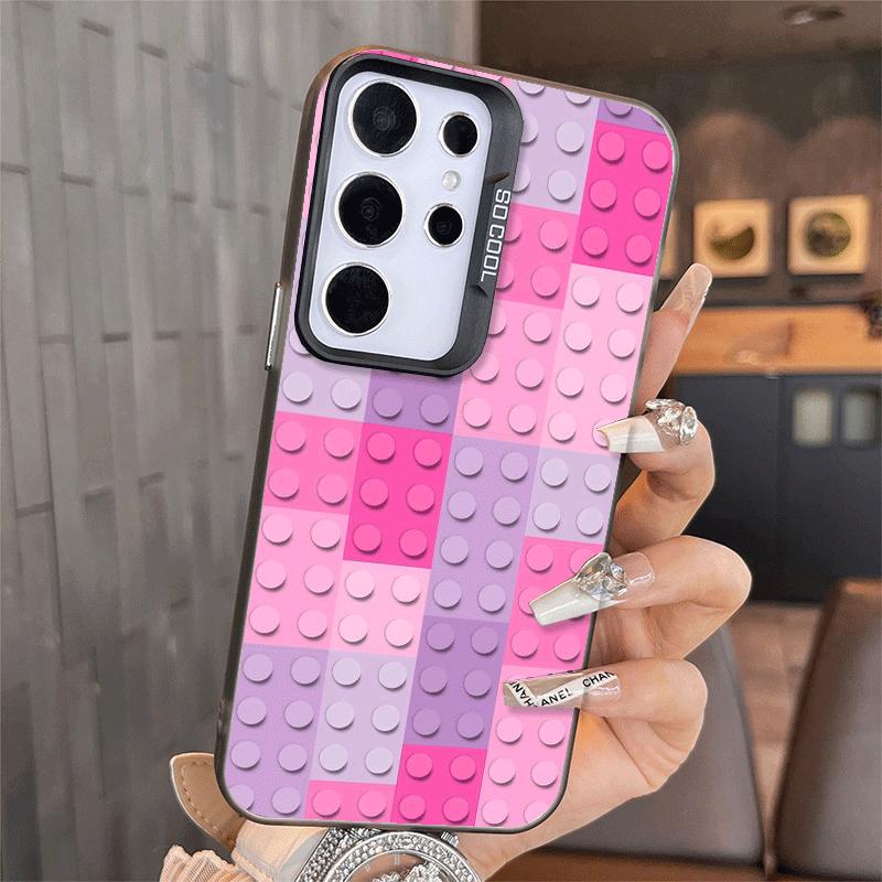 Fashion Building Blocks Pattern Shockproof Phone Case for Samsung A17 A16 A15 A14 A37 A57 A36 A56 A26 A35 A55 A25 A34 A54 A24 A1
