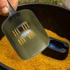 Fishing Bait Throwing Spoon with Drainage Holes Ergonomic Handle Portable Carp Fishing Lure Casting Shovel Scoop Tool Fishing Accessories