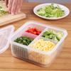 Fresh Keeping Box Refrigerator Onion Ginger Garlic Food Storage Plastic Transparent Drain Food Sealed Box