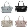 Modern Tote Large Bags Zipper Closure Polyester Lining Daily Commutes Trips