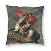French Revolution Napoleon Bonaparte Pillowcase Polyester Linen Velvet Creative Zip Decorative Car Cushion Cover