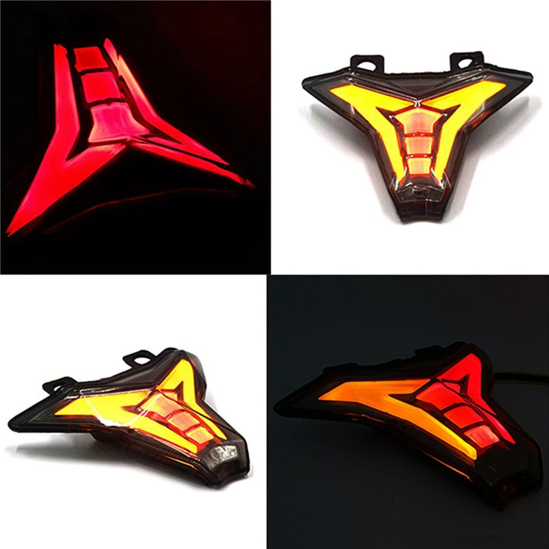 Motorcycle Tail Light LED Rear Brake Turn Signals For Kawasaki Z250 Z400 Z1000 Ninja ZX-10R ZX-6R 2014-2026