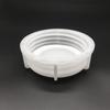 IBC 3" Butterfly Valve Cover, DN80, 100mm ID, White Plastic