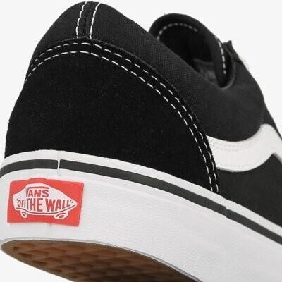 Кроссовки Vans Old Skool (Suede/Canvas) black/true white