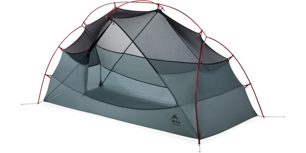 Cort de backpacking ușor MSR Hubba Hubba LT pentru 1 persoană