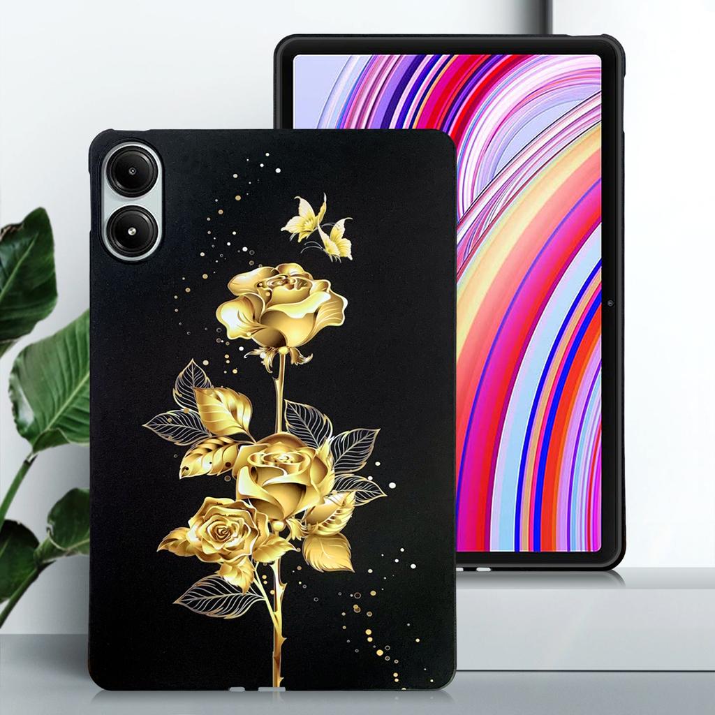 For Xiaomi Redmi Pad Pro 5G/Pad Pro/Poco Pad TPU Case Pattern Printing Slim Tablet Protective Cover