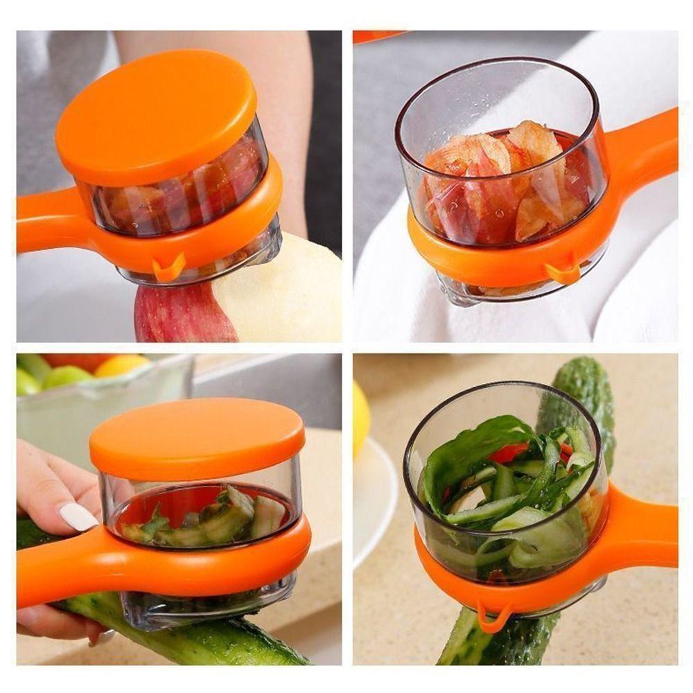 Multi-Function Peeling With Storage Box Double-Sided Peeling Cutter  Kitchen Utility Tools