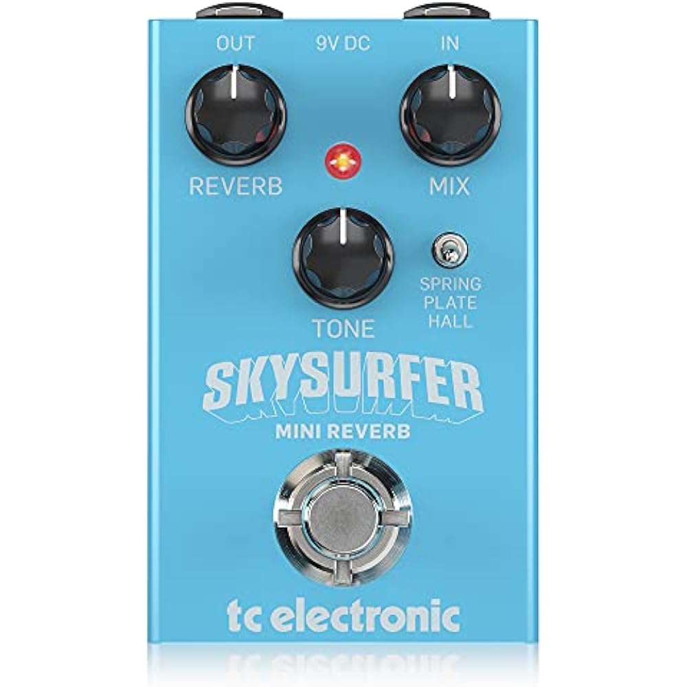 Tc Electronic (Tc Electronic) Digital Reverb Pedal Compact Size Selectable “Spring” “Plate” “Hall...