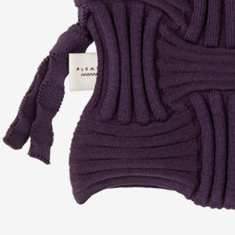 Pleatsmama Mini Crossbow Bag Deep Purple