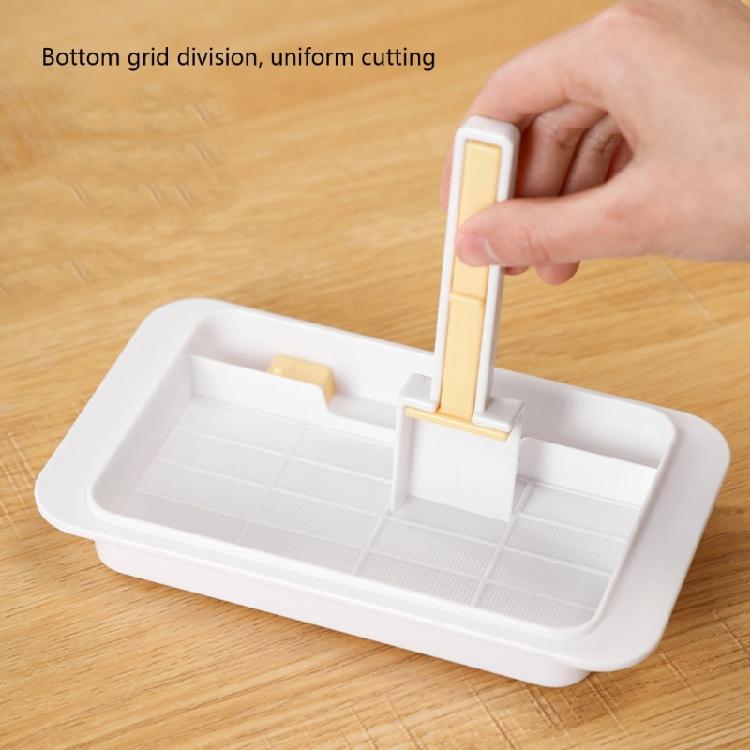 Stylish Japanese Inspired Butter Cheese Storage Case Cutting Tray With Lid For Daily Use Kitchen Accessories