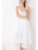 Women's Forest Style Embroidered Layered Lace Long Dress