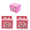 Hello Kitty Cartoon Resin Piggy Bank With Handcrafted Painting For Kids Gifts
