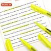 Shuttle Art Yellow Highlighter Marker Chisel Large for Diary Office Pens, 30-Pack, Water-Based Pens, Tip, Quick-Drying, Bleed-Resistant, Capacity,