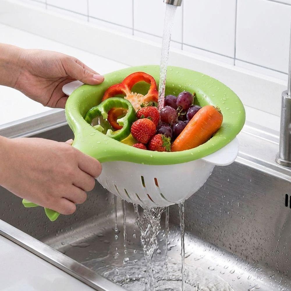 Leak-proof Sink Strainer Basket Anti Clogging Kitchen Sink Drainer  Fruit Vegetable Washing
