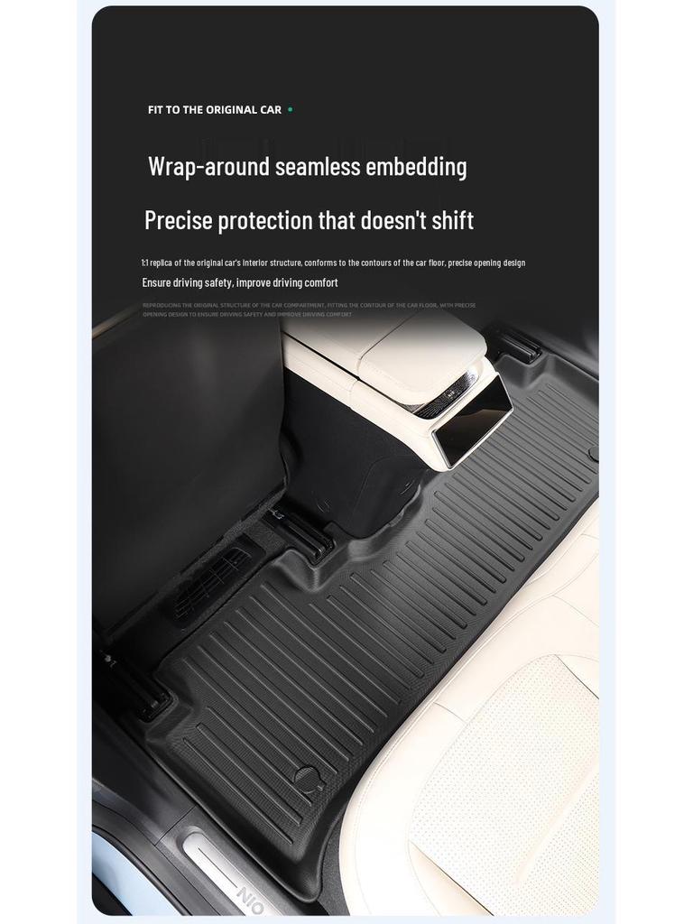 Weilai ES6/EC6 Car Mats: TPE Mats for 2023-2025 Models, Including Trunk Mats