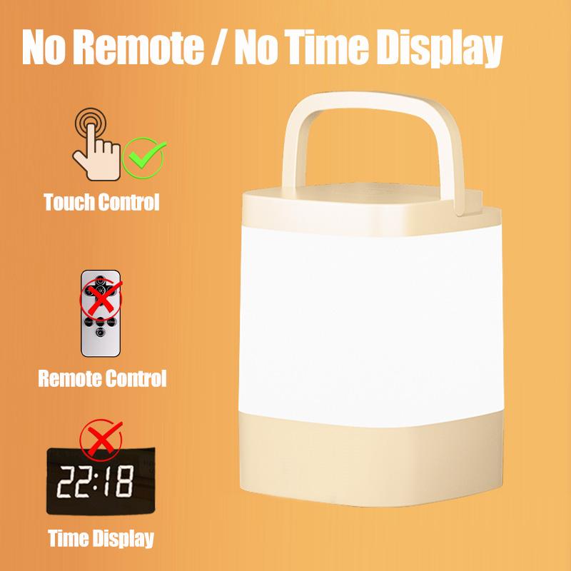 Touch Night Light Rechargeable 3 Color Wireless Baby's Room Bedside Lamp USB LED Night Light Ambient Soft Light For Kids Gift