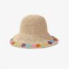 Hat Style Versatile Straw Woven Sweet Flower Female Sunshade Hatscaps Fisherman