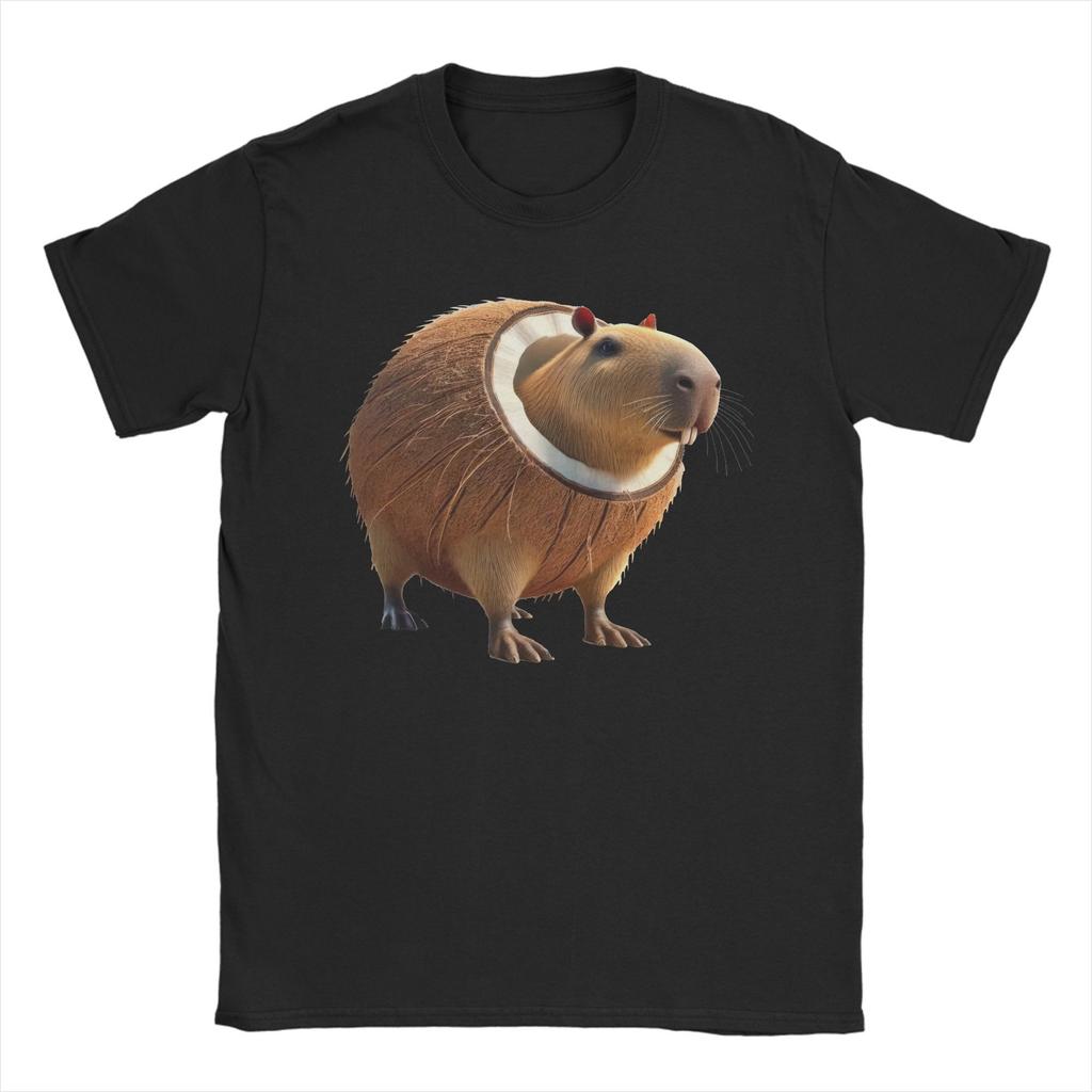 Men's Burbaloni Lulilolli Italian Brainrot Meme T Shirt  Cotton Clothing Crazy Short Sleeve Crewneck Tees Classic T-Shirts