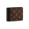Multiple Monogram Coated Canvas And Leather Wallet Men Wallets Brown M69408