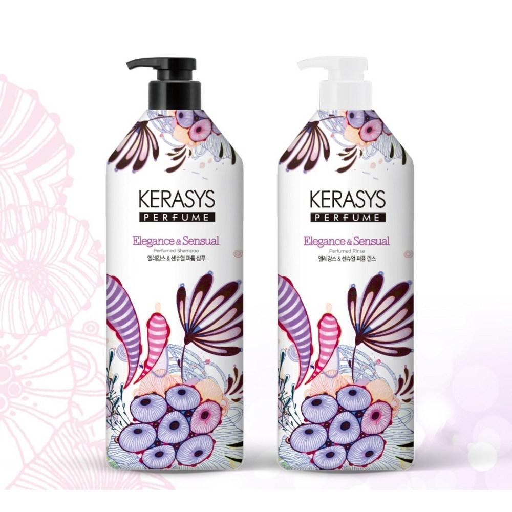 Kerasys Shampoo Parfumé Élégance et Parfum Sensuel, 980ml, 2 unités