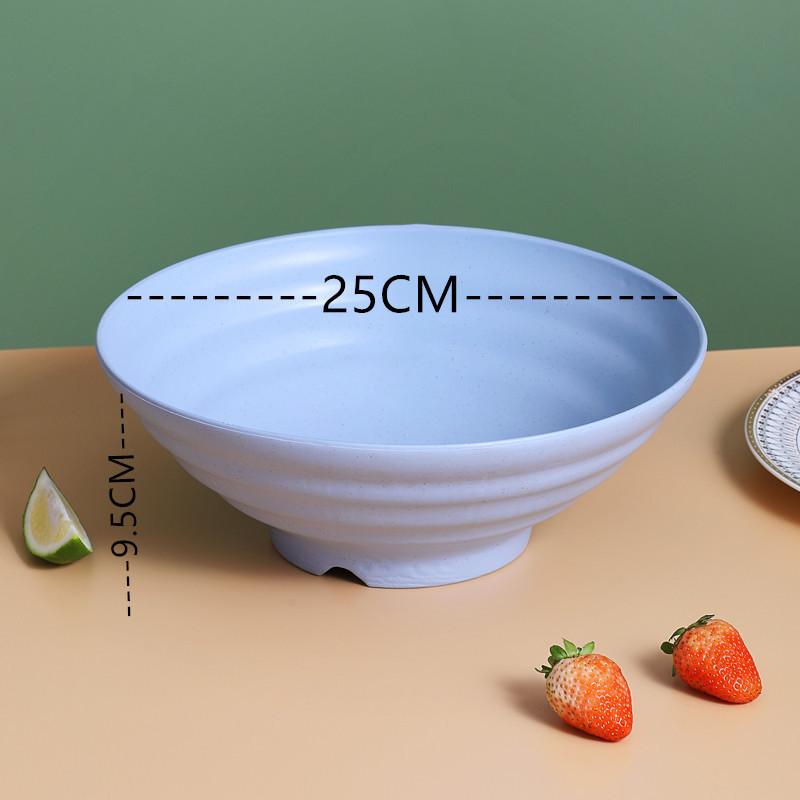 Wheat Straw Tableware Rice Soup Bowl Creative Student Instant Noodles Bowl Household Large Set Plastic Eco Friendly Ramen Bowl
