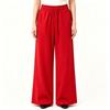 Women's pants fashion casual sweatpants versatile sweatpants wide-leg pants fleece loose trousers women
