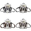 Cute Bunny Ear Fluffy Backpack With Padded Shoulder Straps For Daily Use
