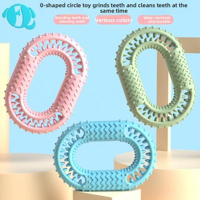 Nuovi Accessori per Animali Domestici: Dentizione, Anello a O da Mordere Giocattoli per Cani e Animali Domestici, Giocattoli Interattivi per Gatti per la Pulizia dei Denti