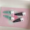 2/8Pcs Y2K Simulation Teeth Hair Clips for Women BB Bangs Side Barrettes Spicy Girls Harajuku Hairpins Green Hair Accessories