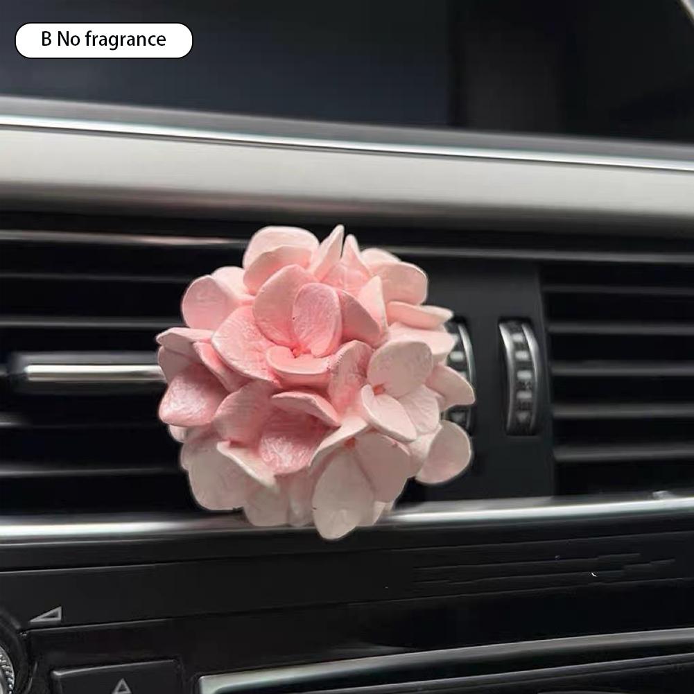 Car Perfume Clip Flower Tulip Air Outlet Car Air Freshener Peach Blossom Aroma Diffuser Car Decoration Accessories Fresh Air
