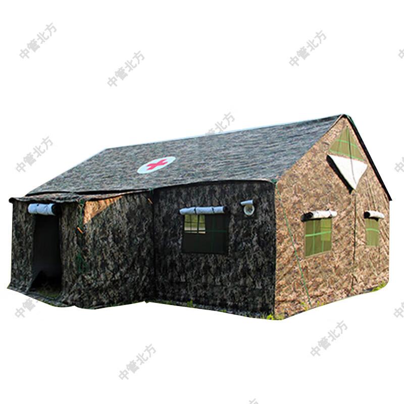 Large Pole-Supported Emergency Relief Tent