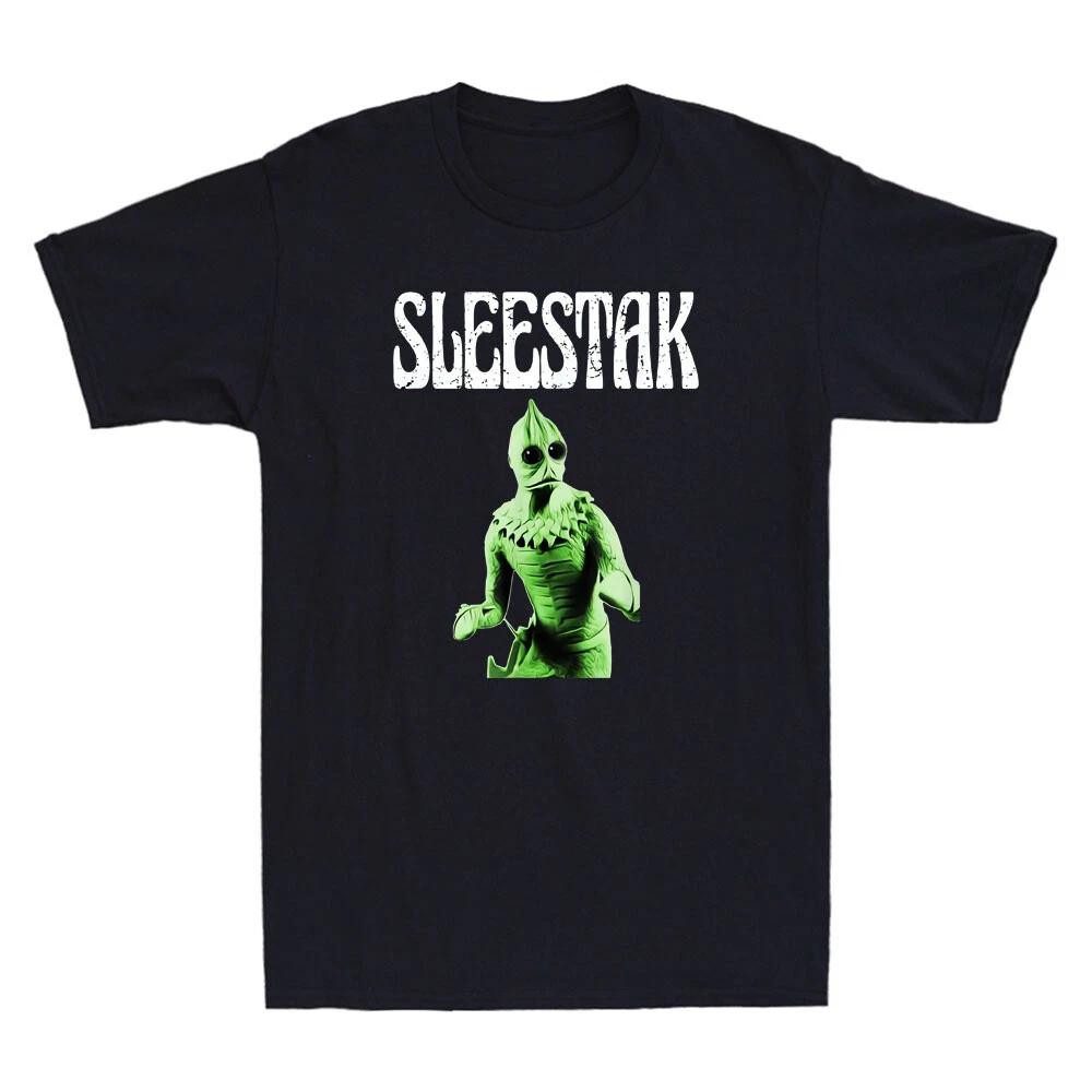 Sleestak Reptilian Alien Funny Alien Graphic Vintage Men s Short Sleeve T-Shirt S