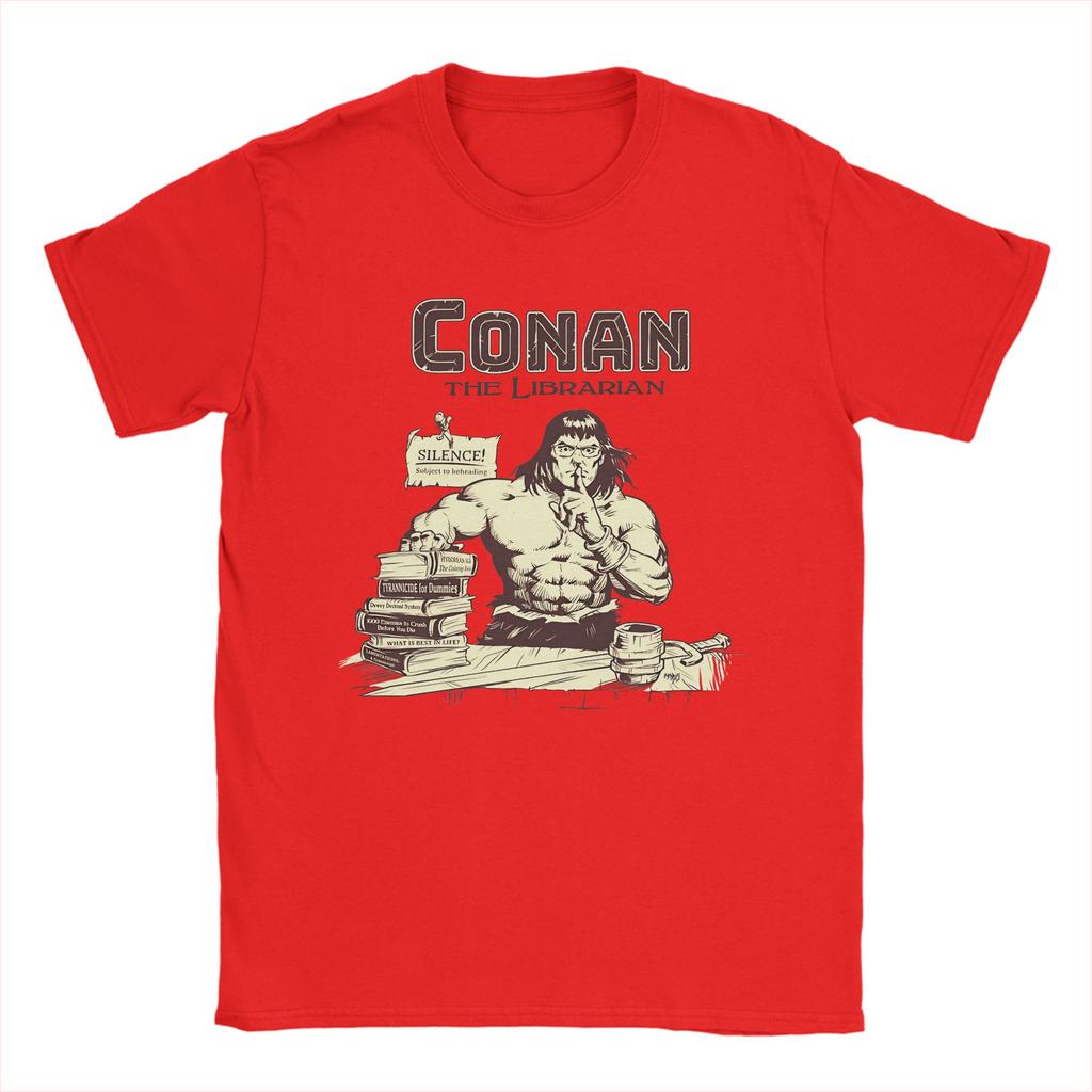 Conan The Barbarian TShirt Summer Cotton TShirts For Unisexs Fashion Loose Tshirt ShortSleeved Y2K Retro Tops
