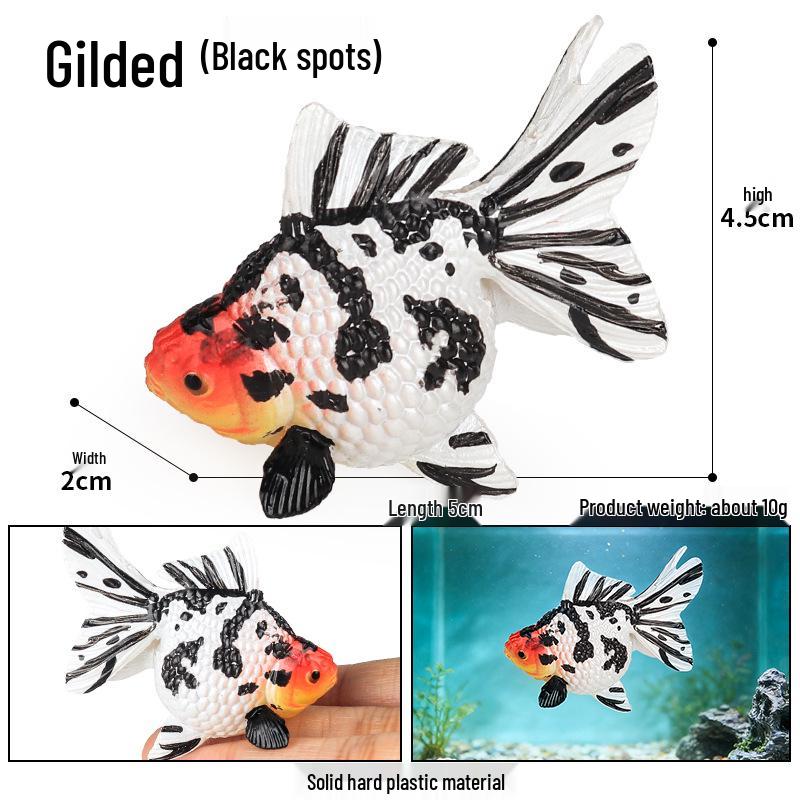 Solid Cross Water Drop Fish Simulation Toy Model - Bobo Sea Creature Ornament