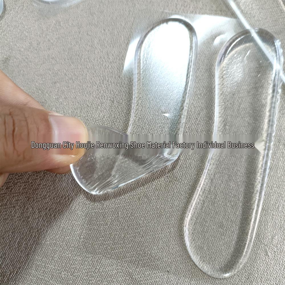Transparent Silicone Heel Pads: Anti-Slip & Anti-Abrasion Half-Size Gel Stickers for High Heels